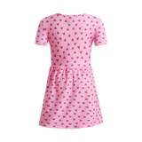 ALMA-SS-BABYDOLL-DRESS (KIDS) - PINK WATERMELON