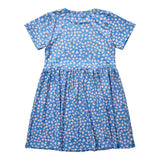 ALMA-SS-BABYDOLL-DRESS (KIDS) - BLUE ROSA FLOWERS