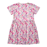 ALMA-SS-BABYDOLL-DRESS (KIDS) - ROMANTIC FLOWERS