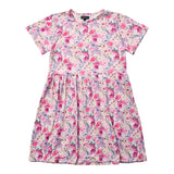 ALMA-SS-BABYDOLL-DRESS (KIDS) - ROMANTIC FLOWERS