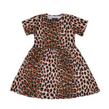 ALMA-SS-BABYDOLL-DRESS (KIDS) - LUX LEO RED HEART