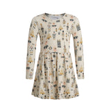 ALMA-LS-BABYDOLL-DRESS (KIDS) - NUTCRACKER CREAM