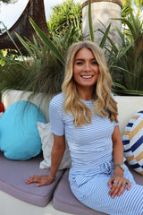 NATALIA-SS-BLOUSE - LIGHT BLUE WHITE STRIPE