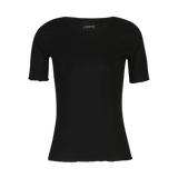 NATALIA SS BLOUSE - BLACK