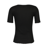 NATALIA SS BLOUSE - BLACK