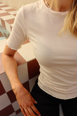 NATALIA SS BLOUSE - IVORY