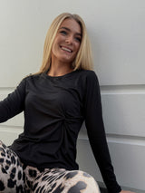 ALMA-LS-TWIST-TOP - BLACK