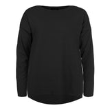 ALMA-LS-TOP (FLEECE) - BLACK