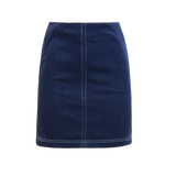 ASTA MINI SKIRT - BLUE DENIM