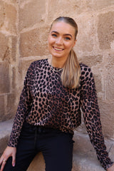 ALMA-LS-TOP (FLEECE) - LEO BROWN