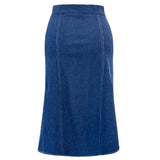 ASTA ASHAPE SKIRT - BLUE DENIM