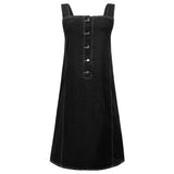 ASTA OVERALL SPENCER - BLACK DENIM