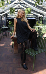 BARBEL DRESS - BLACK