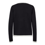 CHANI CARDIGAN - BLACK CREME