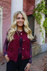 COCO VEST - BORDEAUX