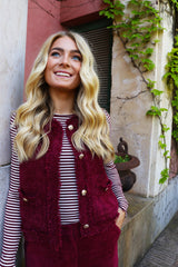 COCO VEST - BORDEAUX