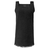 COCO DRESS - Grey Black