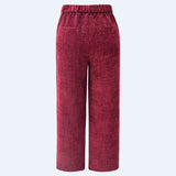 COCO WIDE PANTS - BORDEAUX