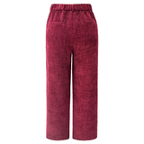 COCO WIDE PANTS - BORDEAUX