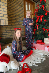 ALMA-LS-BABYDOLL-DRESS (KIDS) - COOKIEHOUSE NAVY