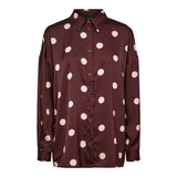 DOTTI LS SHIRT - PLUM ROSE BIG DOT