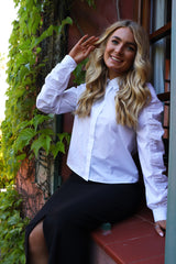 ESTER LS SHIRT - WHITE