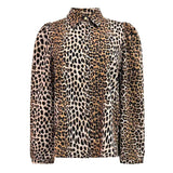 FLORA LS BLOUSE - LUX LEO