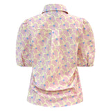 FLORA-SS-BLOUSE - CUTE BOW ROSE