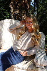 FRO O-NECK CARDIGAN - IVORY