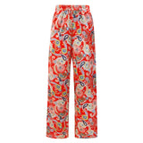 HOPE PANTS - RED PAISLEY