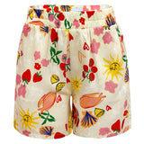 HILMA-SHORTS - IVORY SUMMER
