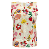 HILMA-TOP - IVORY SUMMER