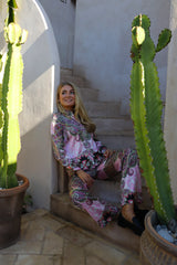 HOPE LS SHIRT - PINK SCARF