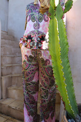 HOPE PANTS - PINK SCARF