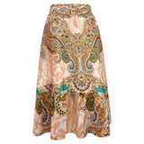 HOPE-LONG-SKIRT - CREME SCARF