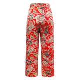 HOPE PANTS - RED PAISLEY