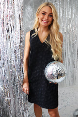 DIBBY DRESS - BLACK BOW