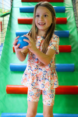 ALMA-BICYCLE-SHORTS (KIDS) - PEACHY BLUE FLOWER