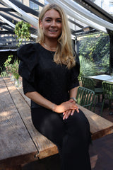 WINNIE BLOUSE - BLACK DIAMOND