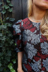 WINNIE BLOUSE - BORDEAUX SILVER