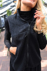 TEDDY COCO VEST - BLACK