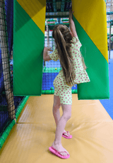 ALMA-BICYCLE-SHORTS (KIDS) - YELLOW WATERMELON