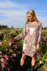 HOPE-LS-TUNIC - PINK SCARF