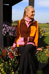 FILUCA-CARGO-JACKET - BROWN COLOR MIX