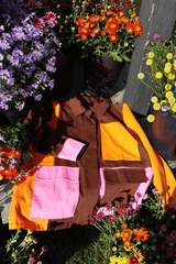 FILUCA-CARGO-JACKET - BROWN COLOR MIX