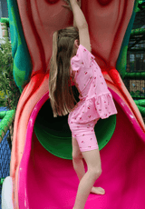 ALMA-BICYCLE-SHORTS (KIDS) - PINK CHERRY