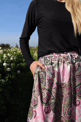 HOPE-LONG-SKIRT - PINK SCARF