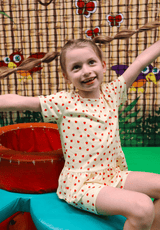 ALMA-FRILL-T-SHIRT (KIDS) - CREAMY STRAWBERRY