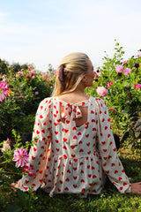 CECILIA-BLOUSE - RED HEART