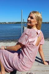 PAIGE SKIRT - PINK SEQUINS